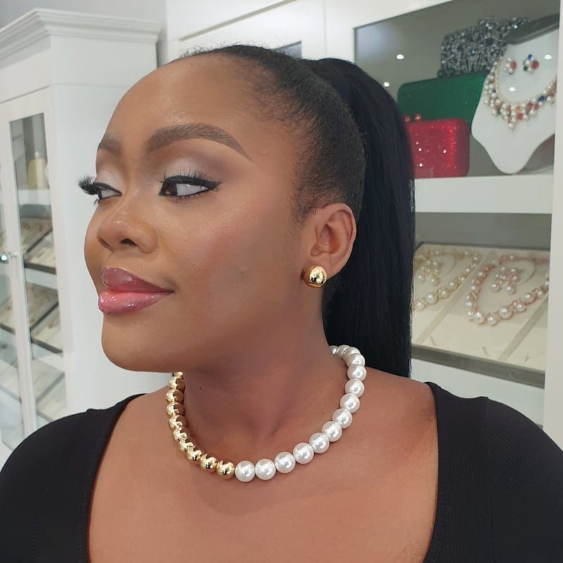 2Tone Pearl Necklace