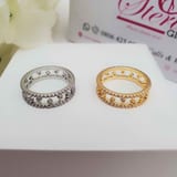 Zirconia Circle Ring view 3