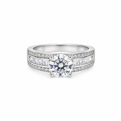 Silver Stone Ring