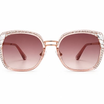 Crystal Frame Sunglasses