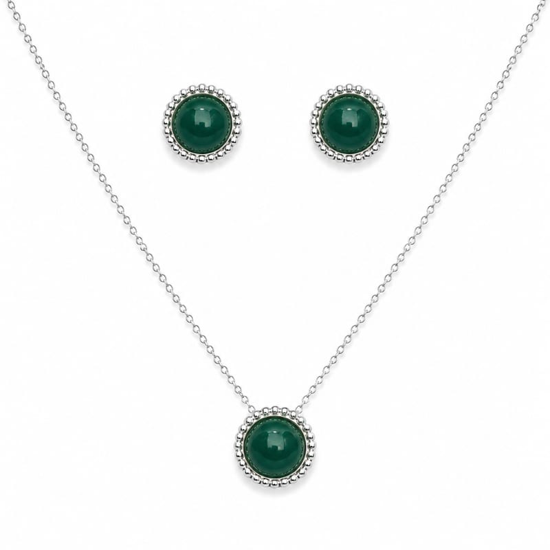 2Piece Emerald Moon Set