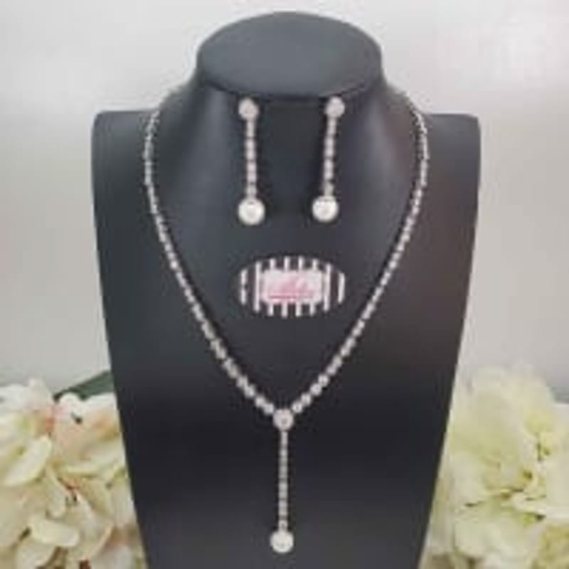 Y Drop Pearly Set