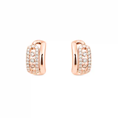 Curved Stone Earring