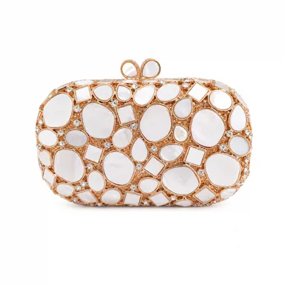 Gold Seashell Clutch