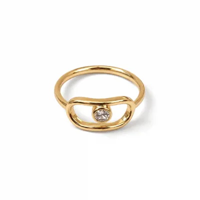 Gold Stone Ring