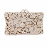 Gold Crystal Clutch view 3