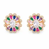 Multi-Colour Bloom Earrings view 5