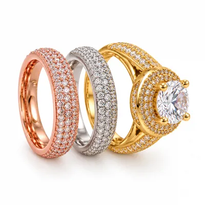 3Tone Triplet Ring