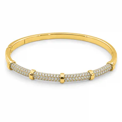 Quad Pave Segment Bangle