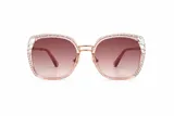 Crystal Frame Sunglasses view 15