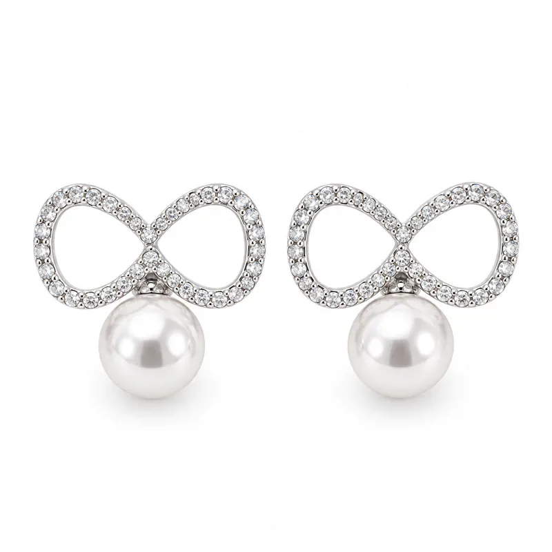 Bow Pearl Earrings