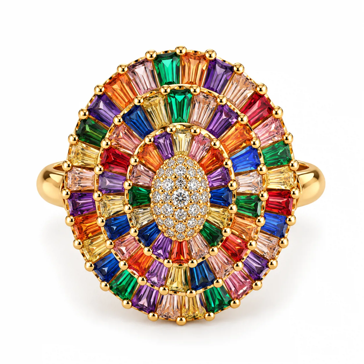Gold Prong Ring