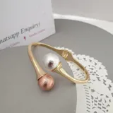 3Tone Ball Bangle view 3
