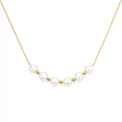 Saturn Pearl Necklace