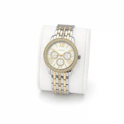 Silver Rosegold Bebe Watch