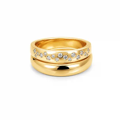 Stone Dimple Ring