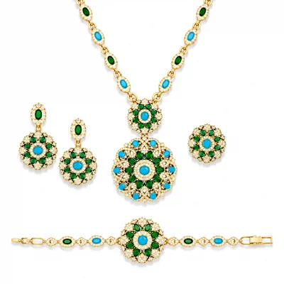 4Piece Turquoise Azure Set