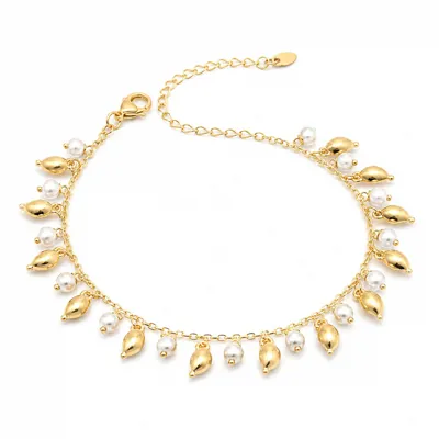 Pearl Bud Anklets