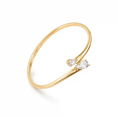 Stone Wand Open Bangle