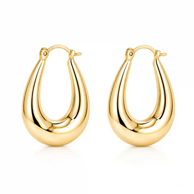 RGold Loop Earring