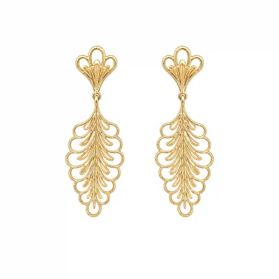 Fishbone Earring