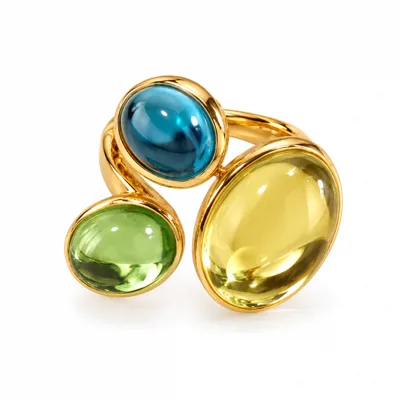 Multi Colour Stone Ring