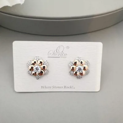 2Tone Blossom Stud