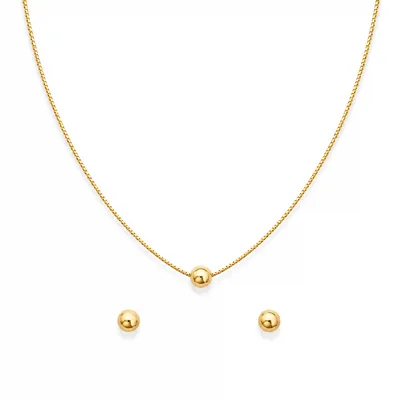 2Pc Gold Ball Set