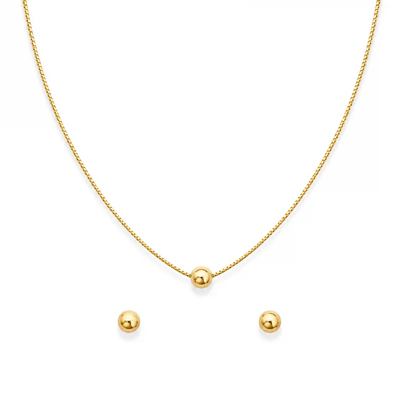 2Pc Gold Ball Set