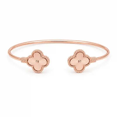 Motif End Bangle