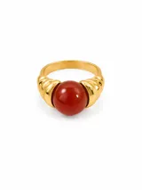 Gold Emerald Ring view 5