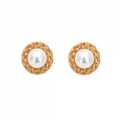 Pearl Braided Stud
