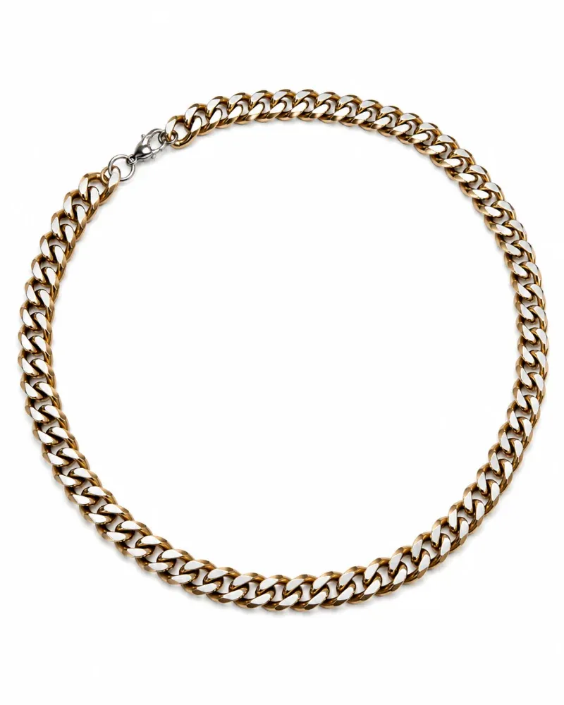 2Tone Cuban Link Necklace