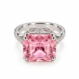 Rectangle Stone Ring view 1