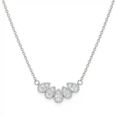 Silver Layered Tudor Necklace