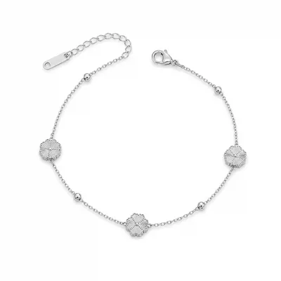 Stainless Steel Flora Bracelet