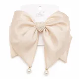 Pearl Bow Hair Clip view 6