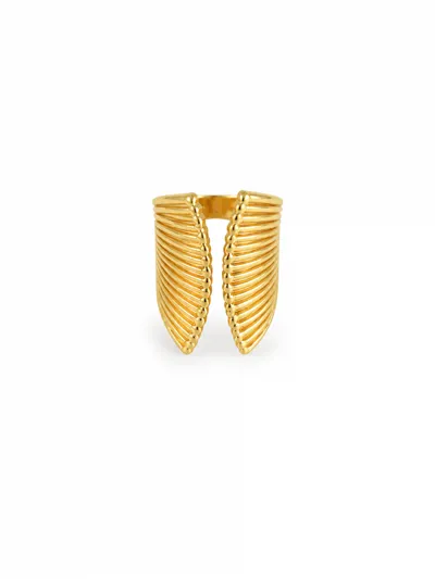 Gold Venus Trap Ring
