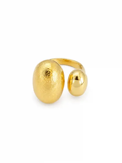 Duo Rough & Shiny Ring