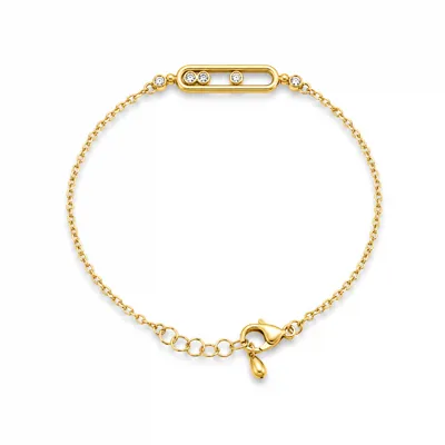 Accent Bar Chain Bracelet