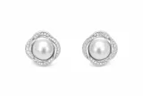 Grey Pearl Earring view 2