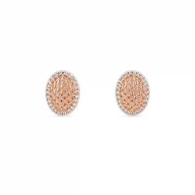 Gold Shield Earring