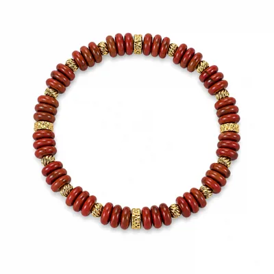 Elasticated Stone Bead Bracelet