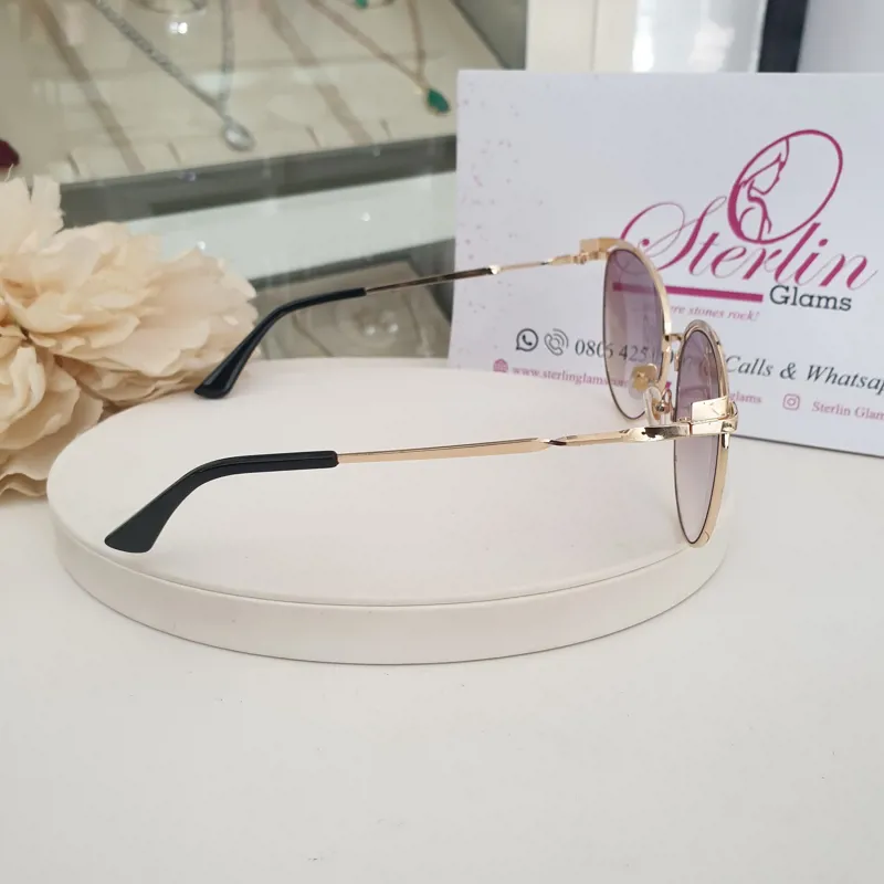 Aurora Round Frame Sunglasses