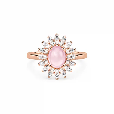 Stone Platter Ring