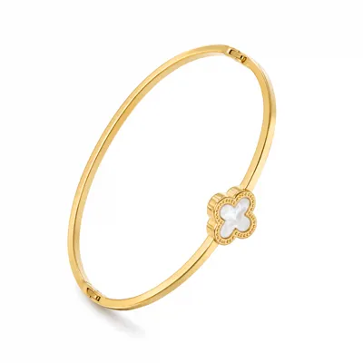 Cream Petal Bangle