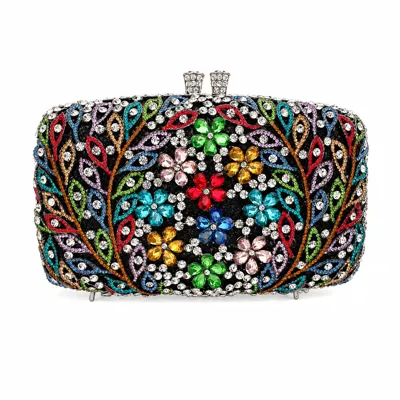Colourful Crystal Clutch