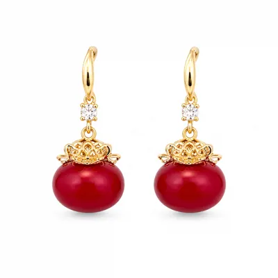 Cherry Drop Earring