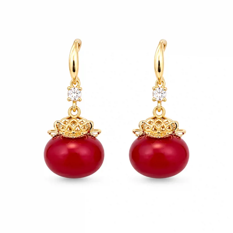 Cherry Drop Earring
