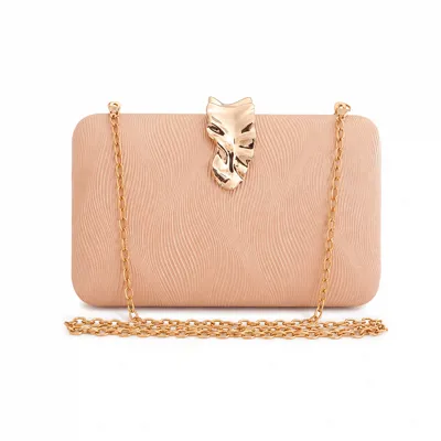 Feather Clasp Clutch